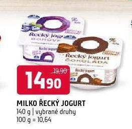 Terno Milko řecký jogurt nabídka
