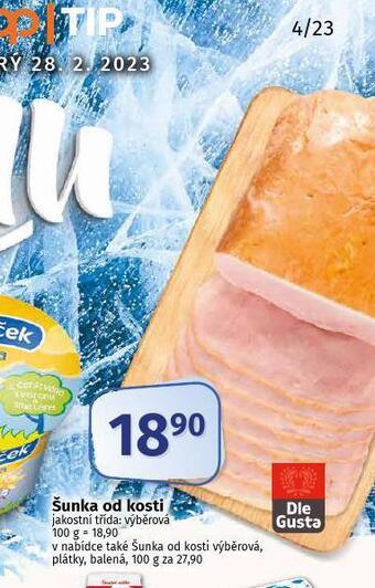 Coop Šunka od kosti nabídka