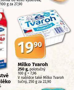 Coop Milko tvaroh nabídka