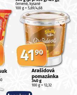 Coop Arašídová pomazánka nabídka