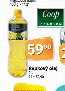 Coop Řepkový olej nabídka
