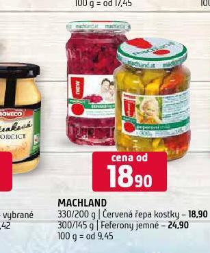Terno Machland okurky nabídka