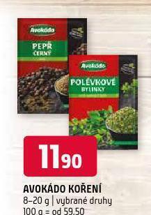 Terno Avokádo koření nabídka