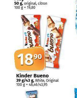 Coop Kinder bueno nabídka