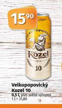 Coop Pivo velkopopovický kozel nabídka