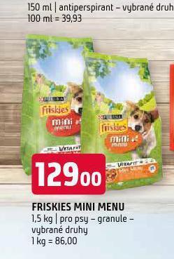 Terno Friskies granule pro psy nabídka