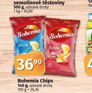 Coop Bohemia chips nabídka