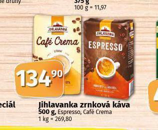Coop Káva jihlavanka nabídka