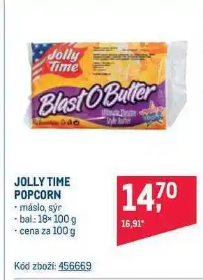 Makro Jolly time popcorn 100 g nabídka
