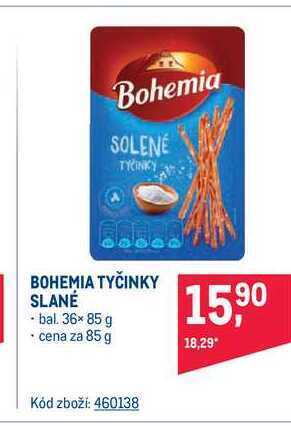 Makro Bohemia tyčinky slané 85 g nabídka
