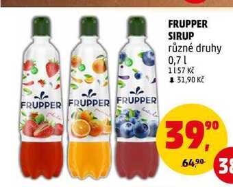 Penny Market Frupper sirup, 0,7 l nabídka