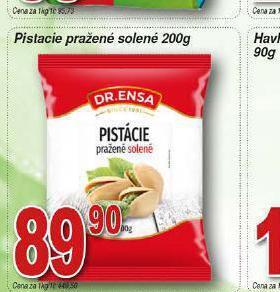 Hruška Pistácie pražené solené nabídka