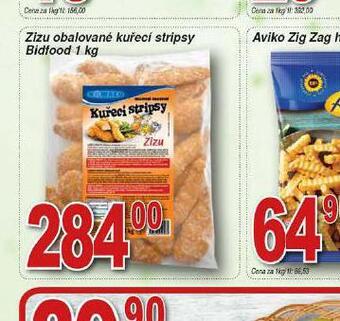 Hruška Zizu obalované kuřecí stripsy bidfood nabídka