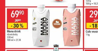 Globus Mana drink nabídka