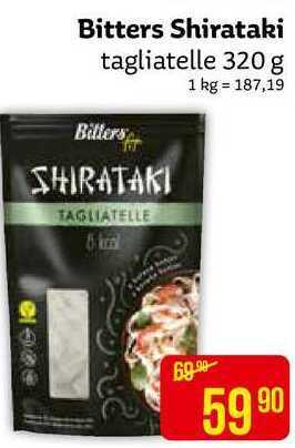 Teta Bitters shirataki tagliatelle 320 g nabídka