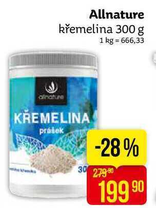 Teta Allnature křemelina 300 g nabídka
