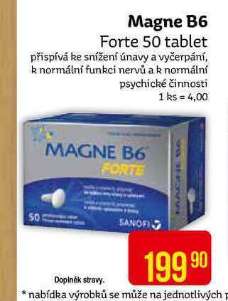 Teta Magne b6 forte 50 tablet nabídka