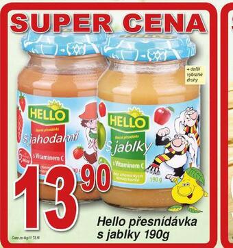 Hruška Hello přesnídávka s jablky nabídka