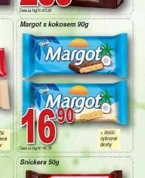 Hruška Margot s kokosem nabídka
