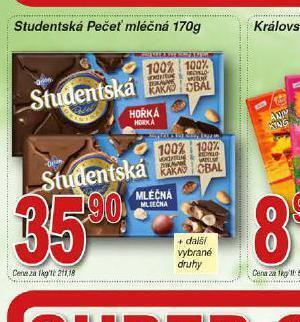 Hruška Orion studentská pečeť nabídka