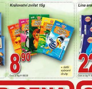 Hruška Čokoláda království zvířat nabídka