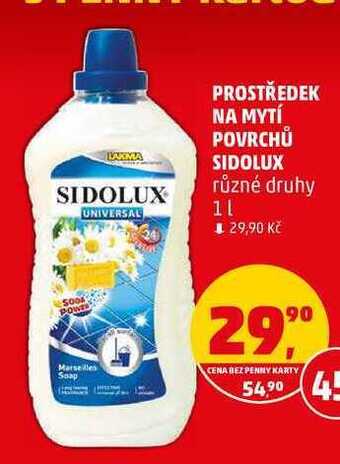 Penny Market Prostředek na mytí povrchů sidolux, 1 l nabídka