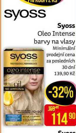 Teta Syoss oleo intense barva na vlasy nabídka