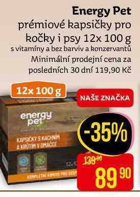 Teta Energy pet prémiové kapsičky pro kočky i psy 12x 100 g nabídka