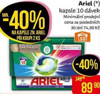 Teta Ariel gelové kapsle 10 dávek, vybrané druhy nabídka