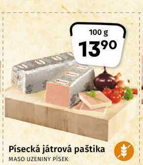 Coop Písecká játrová paštika 100g nabídka