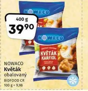 Coop Nowaco květák obalovaný 400g nabídka