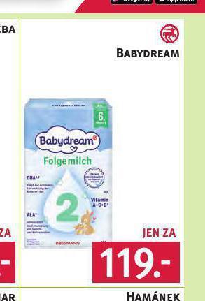 Rossmann Babydream nabídka