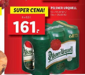 Lidl Pivo pilsner urquell nabídka