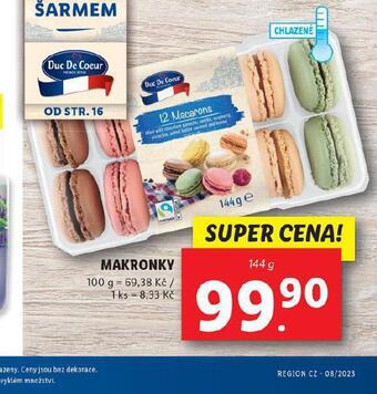 Lidl Makronky nabídka