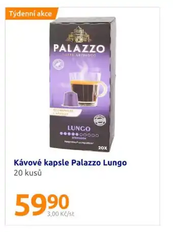 Action Palazzo kávové kapsle Lungo 20 kusů nabídka