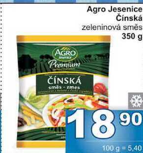 Jip Agro jesenice čínská zeleninová směs 350 g nabídka