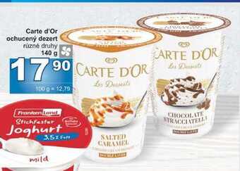 Jip Carte d'or ochucený dezert různé druhy 140 g nabídka