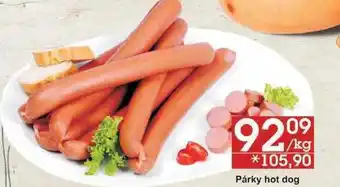 Jip Párky hot dog, 1 kg nabídka