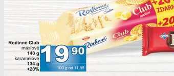 Jip Rodinné club máslové 140 g nabídka
