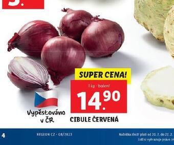 Lidl Cibule červená nabídka