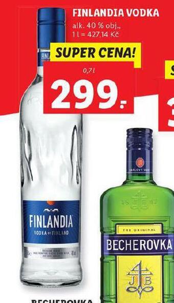 Lidl Finlandia vodka nabídka