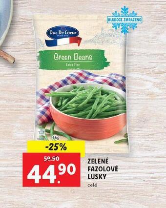 Lidl Zelené fazolové lusky nabídka