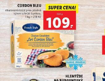 Lidl Cordon bleu nabídka