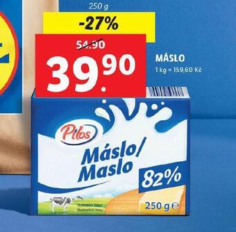 Lidl Máslo nabídka