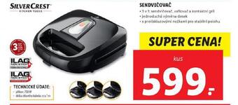 Lidl Sendvičovač nabídka