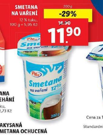 Lidl Smetana na vaření nabídka