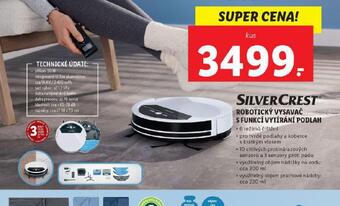 Lidl Robotický vysavač s funkcí vytírání podlah nabídka