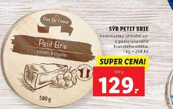 Lidl Sýr petit brie nabídka