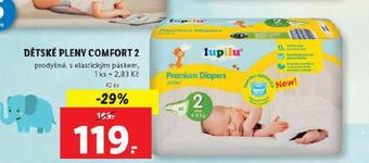 Lidl Lupilu dětské pleny comfort 2 nabídka