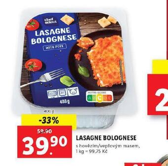 Lidl Lasagne bolognese nabídka